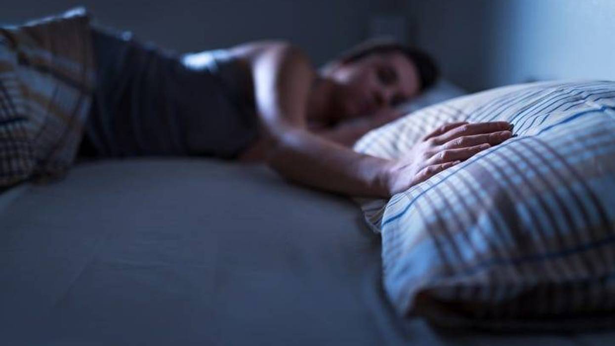 sleeping alone