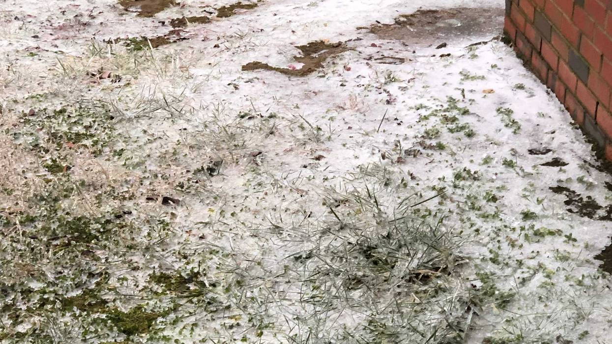 Sleet in Henrico.