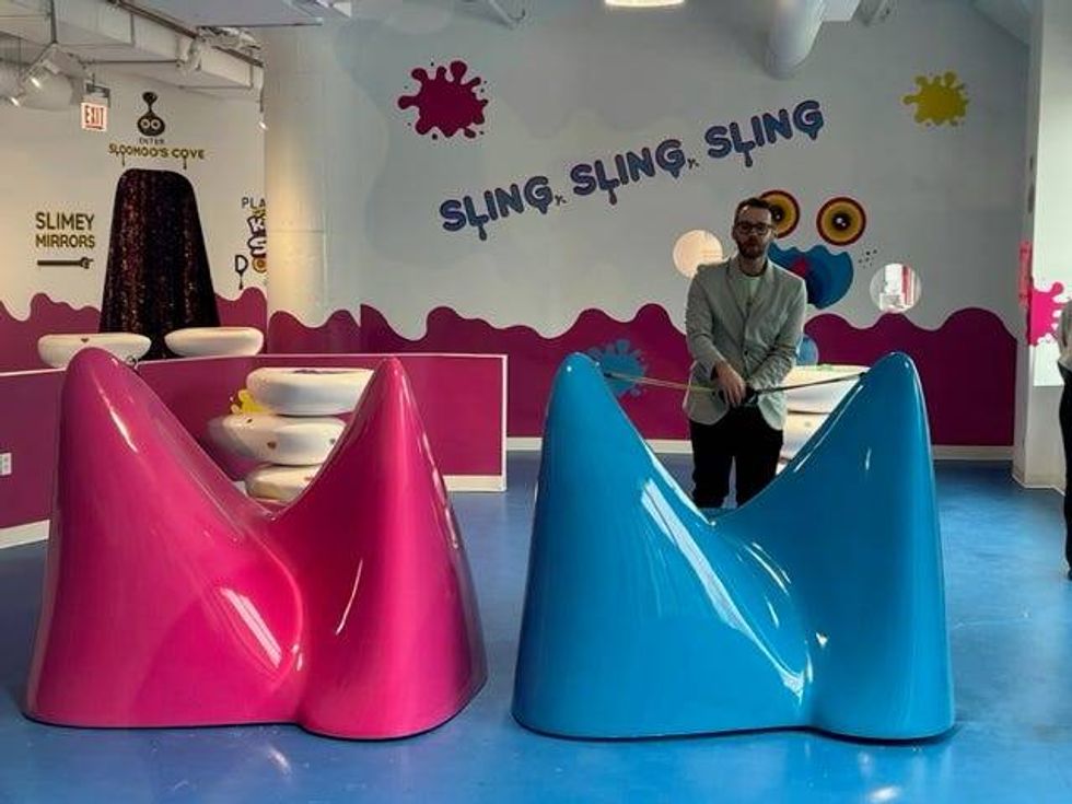 Slime slingshot