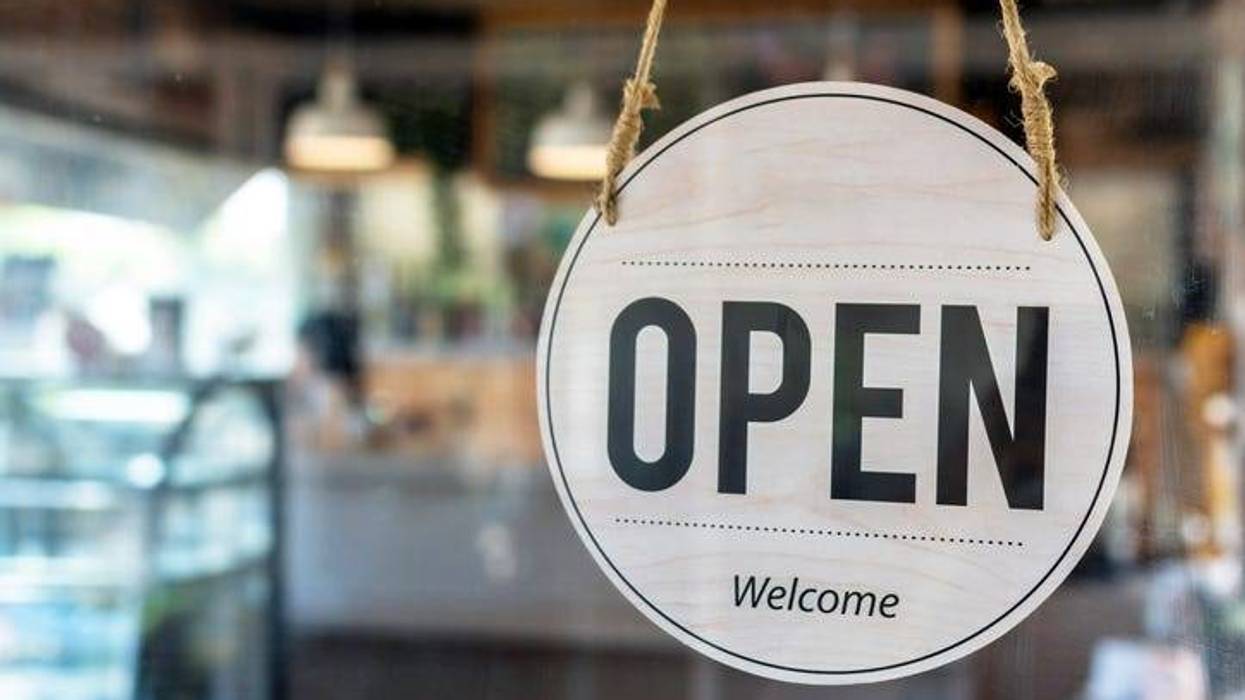 Small Business Welcome Sign