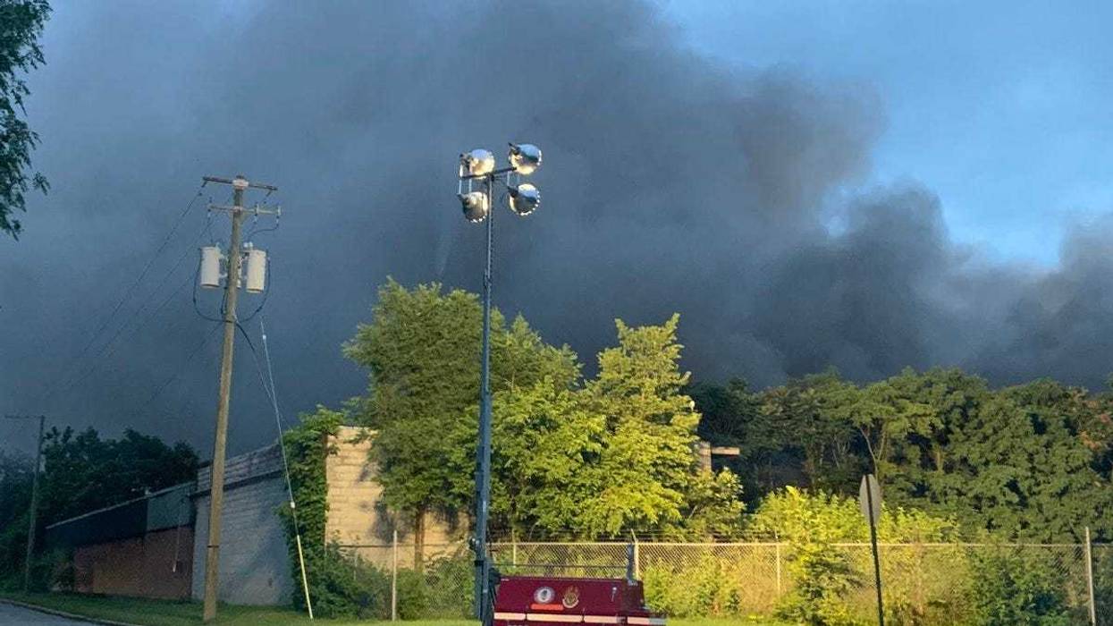Smoke continues to billow from an industrial facility fire in Morris, about 60 miles southwest of Chicago. The fire has been going on since Tuesday morning and has kept more than 4,000 residents out of their homes.
