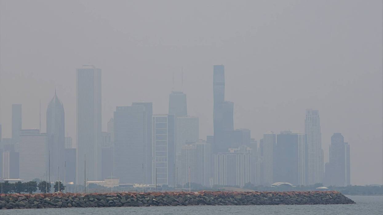 Wildfire smoke prompts air quality alert for most of Chicago area