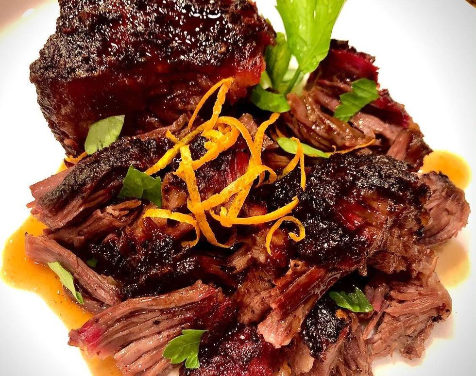 Smoked Beef Short Ribs with a Sweet and Sour Citrus Glaze