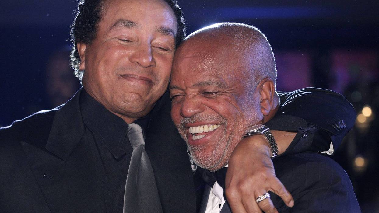 Smokey Robinson and Berry Gordy