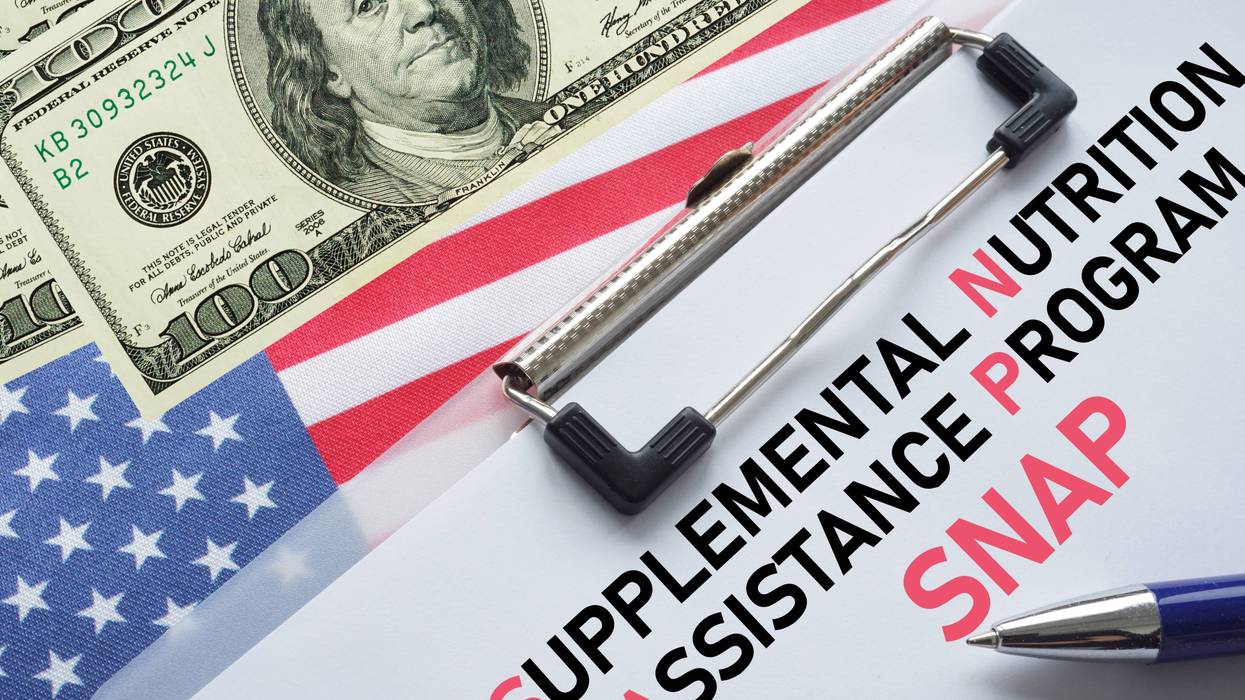 SNAP benefits stock photo