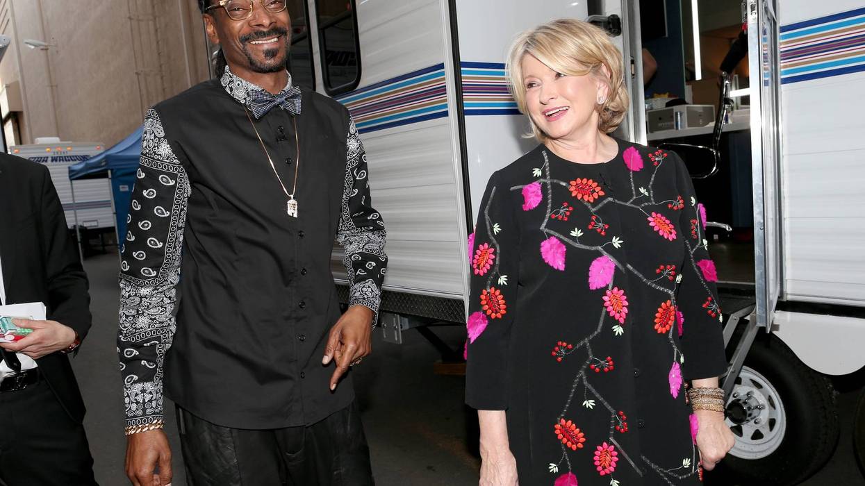 Snoop Dogg and Martha Stewart