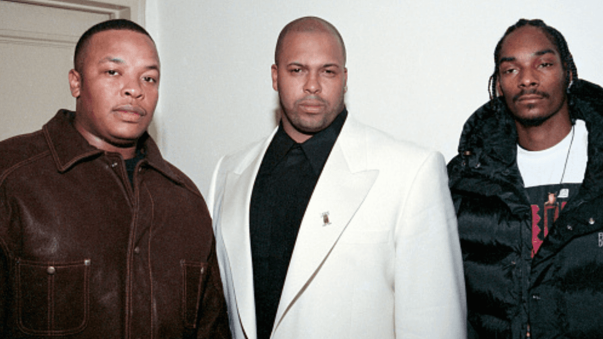 Snoop Dogg, Dr. Dre and Suge Knight