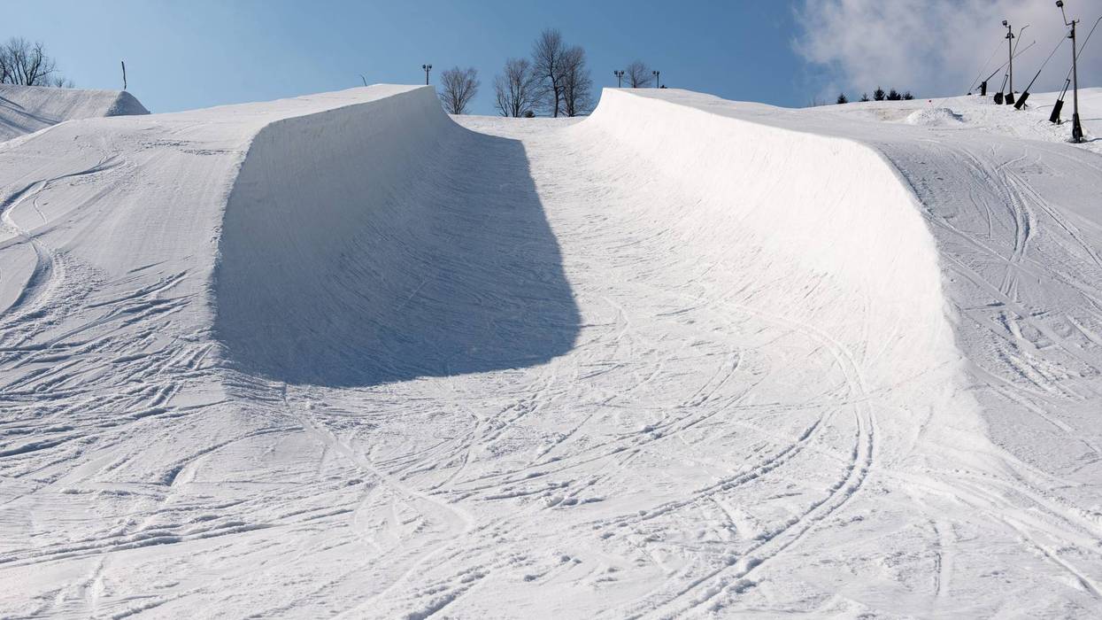 Snowboard halfpipe