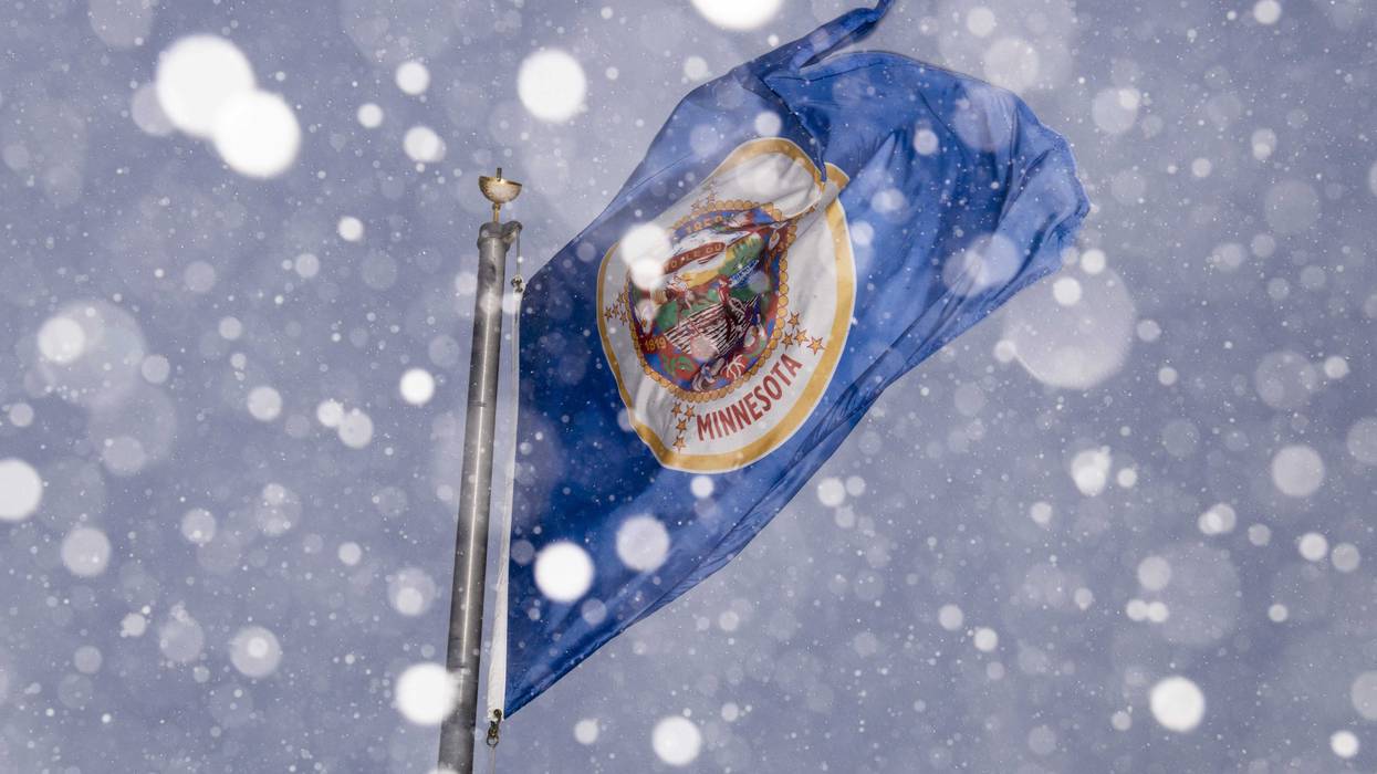 Snowfall in Minnesota