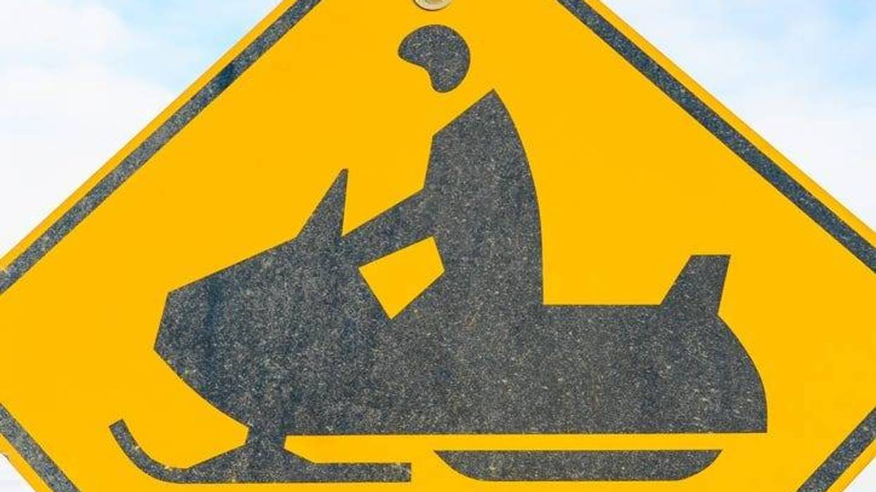 snowmobiler rescued