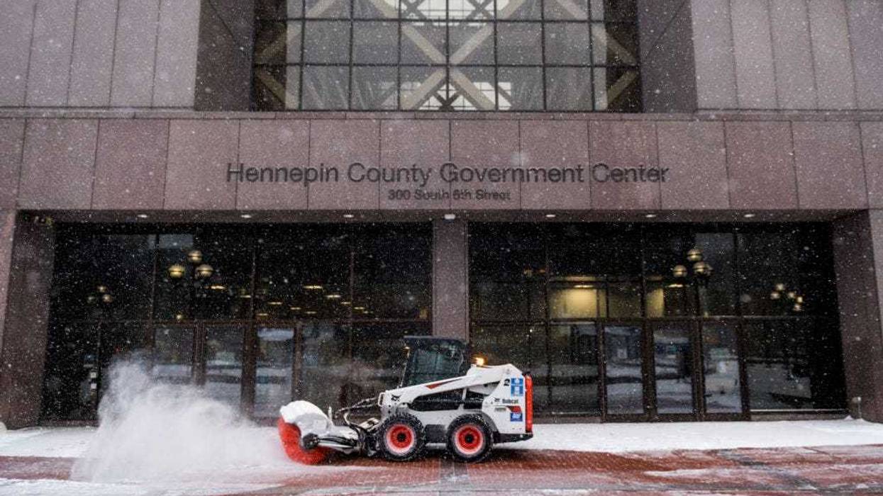 Snowstorm, Hennepin County Government Center