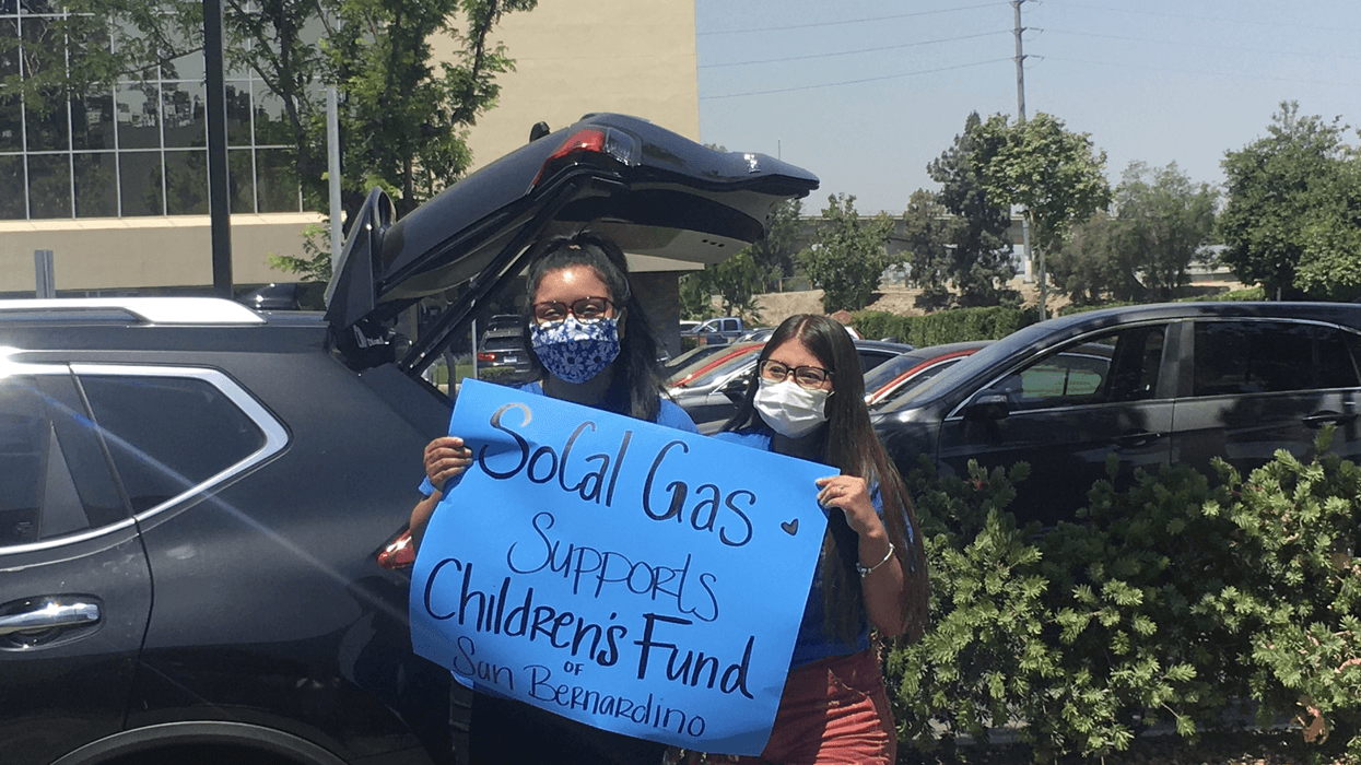 So Cal Gas Drive-Thru Donation Drive for Children's Fund