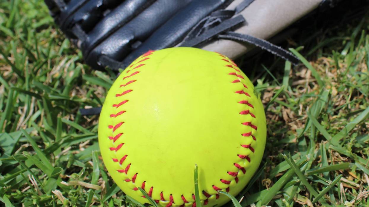 Softball on a field