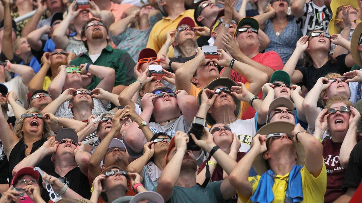 Solar Eclipse watchers