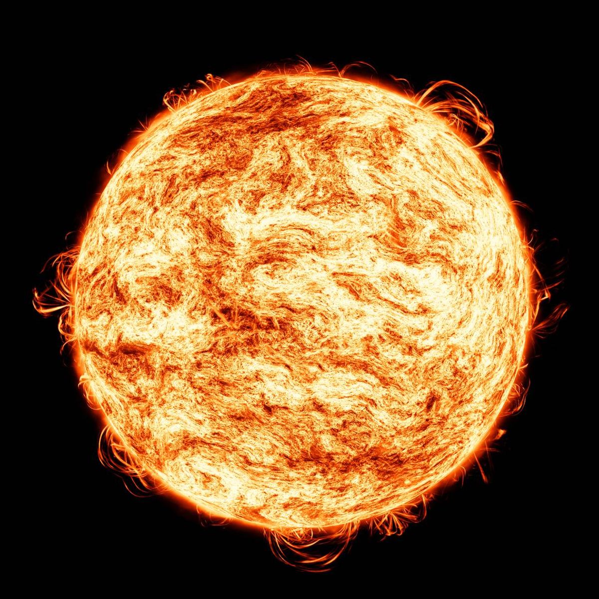 NASA said there was just a strong solar flare