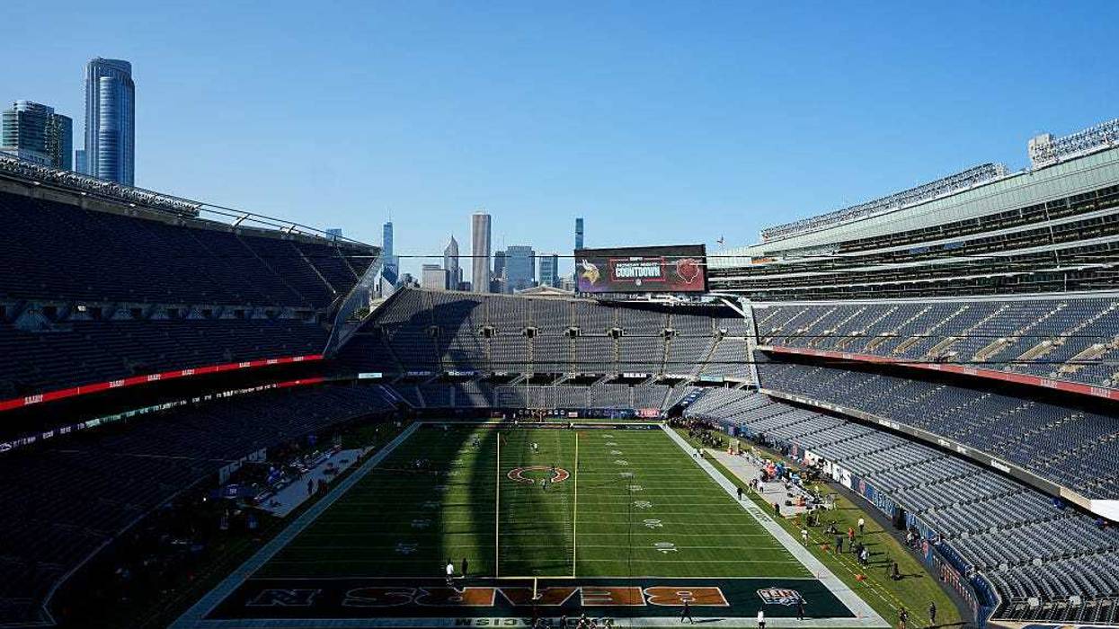 Soldier Field before the Bears hosted the Minnesota Vikings, September 8, 2025.