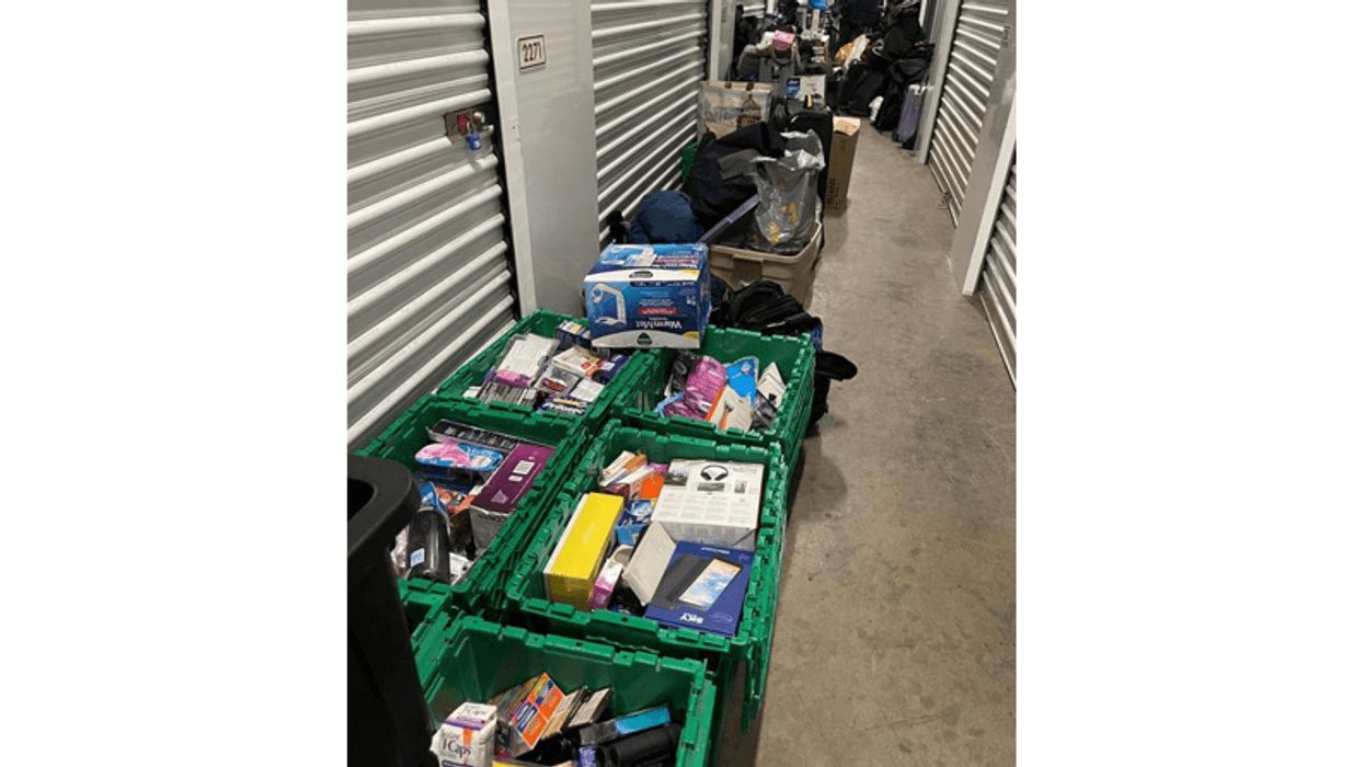 Some of the 15,000 stolen items recovered by police at a Vallejo residence last week.
