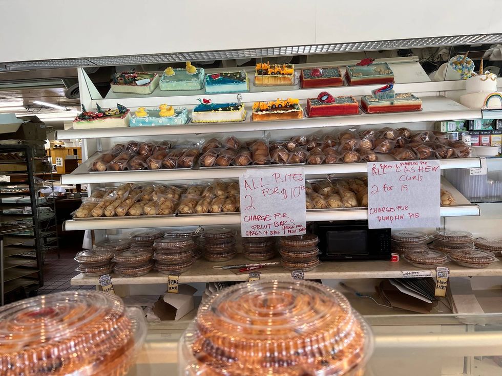 Some of the baked goods available at "A Taste of Denmark."