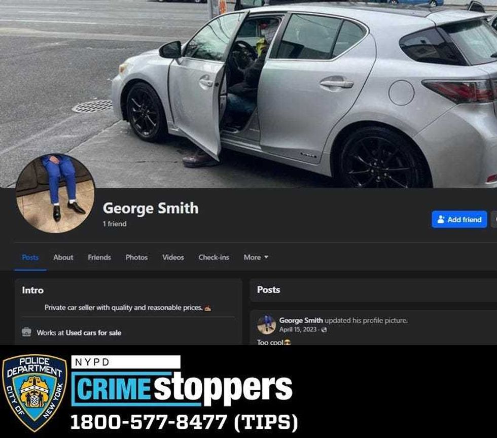 Some of the victims were responding to a Facebook Marketplace ad posted by "George Smith"