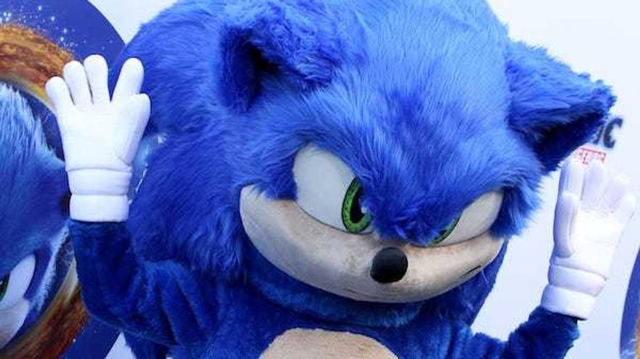 Sonic The Hedgehog attends the LA Premiere Of "Sonic The Hedgehog"