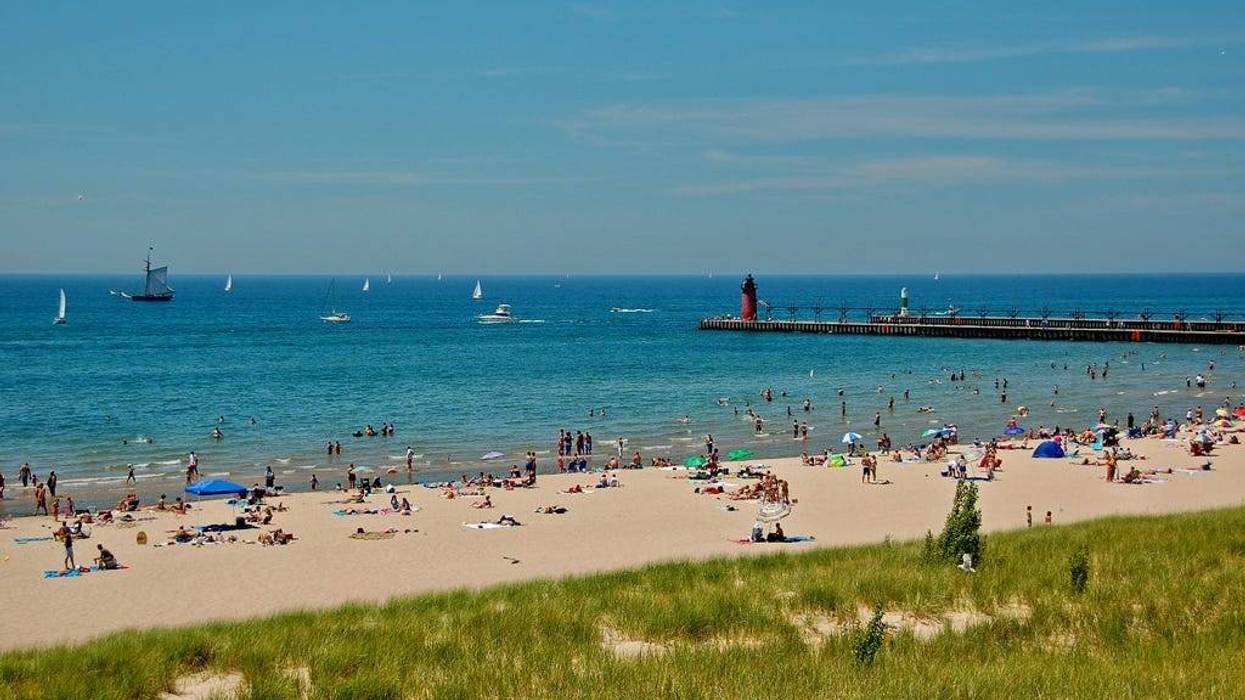 South Beach on Lake Michigan