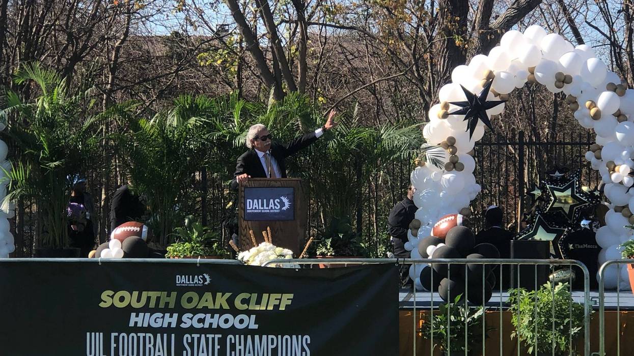 South Oak Cliff High School celebrates Dallas ISD's first football championship since 1958