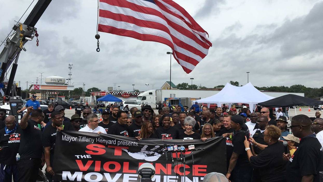 South Suburban elected officials gather for anti-violence march in Dolton