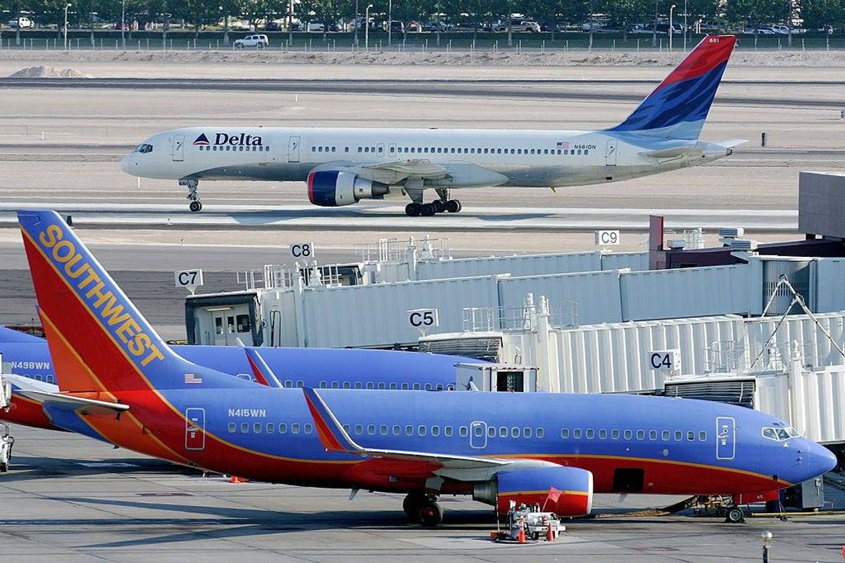 Southwest and Delta Airlines