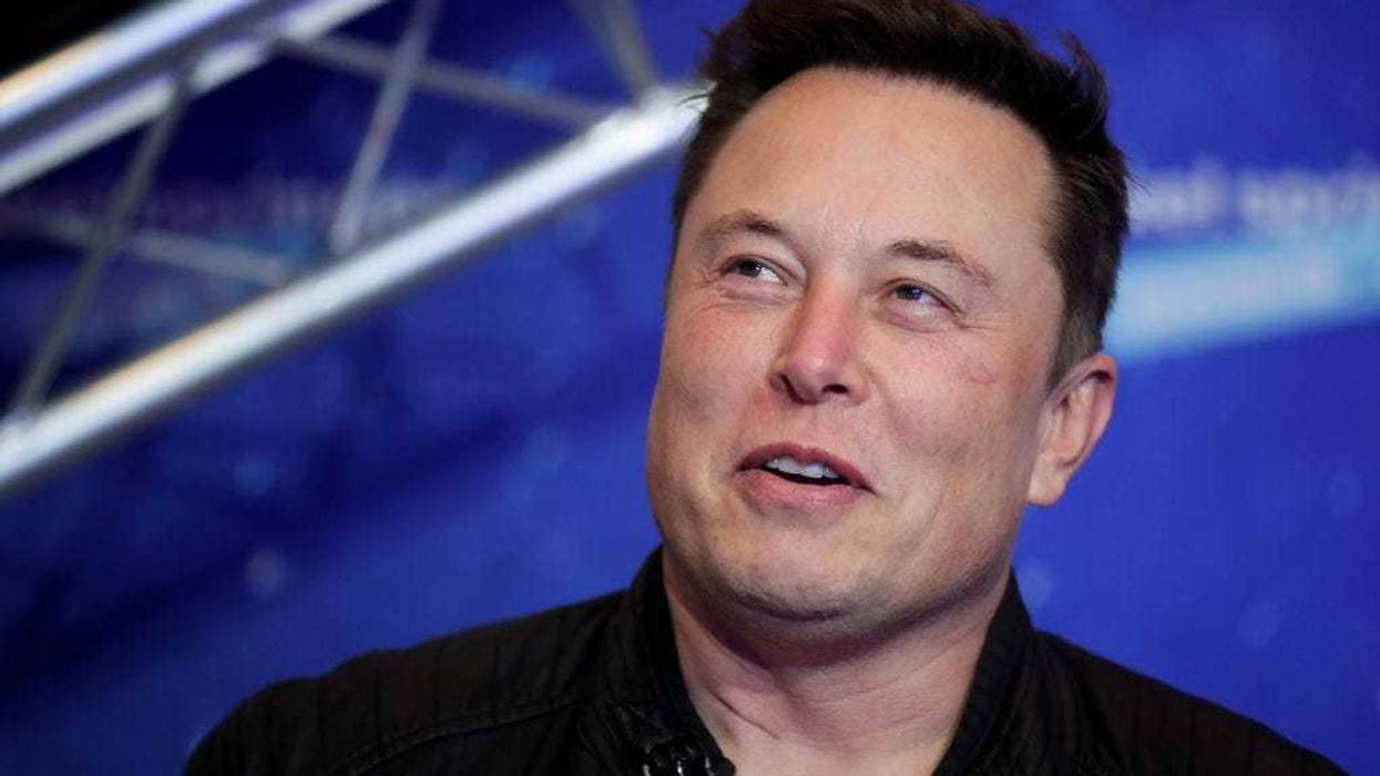 SpaceX owner and Tesla CEO Elon Musk arrives on the red carpet for the Axel Springer Award 2020 on December 01, 2020 in Berlin, Germany.