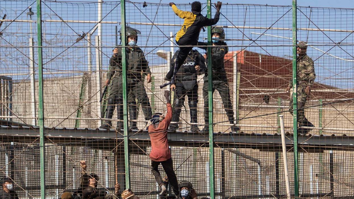Spain Morocco Migrants