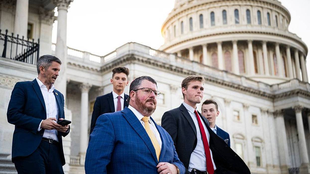 Speaker Johnson Leads Candlelight Vigil On Capitol Steps During National Police Week