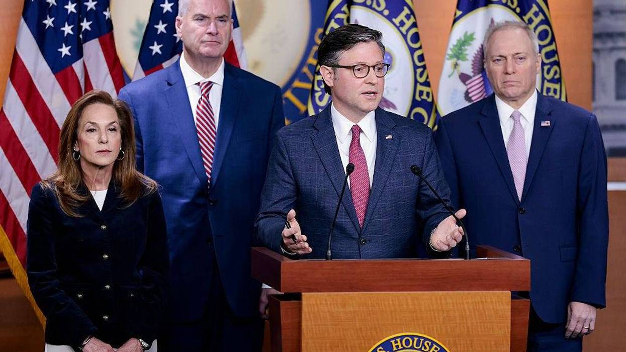 Speaker of the House Mike Johnson (R-LA) discusses affordability at a press conference on December 10, 2025 at the U.S. Capitol in Washington, DC. The Republican leaders discussed healthcare plans with a vote regarding an extension of the ACA subsidies looming.