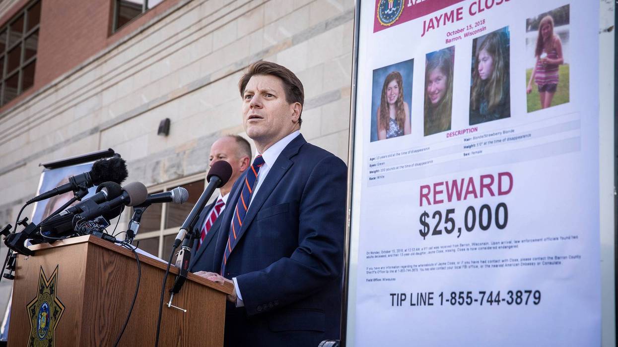 Special agent in charge Justin Tolomeo from the FBI's Milwaukee office speaks about a new $25,000 reward for information on the whereabouts of Jayme Closs