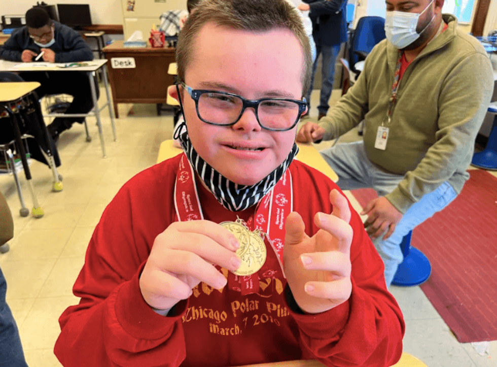 Special Olympian Kidd Carrig
