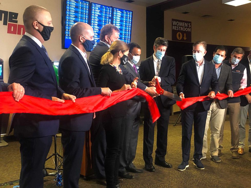 Sports Haven ribbon cut