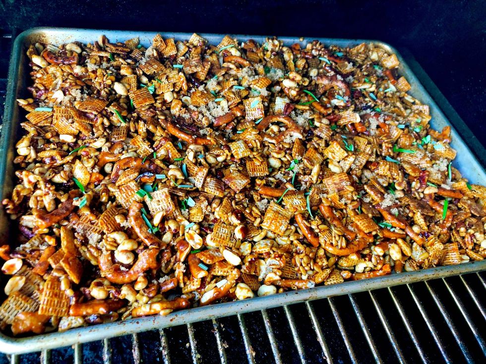 Sriracha Caramel Chex Mix