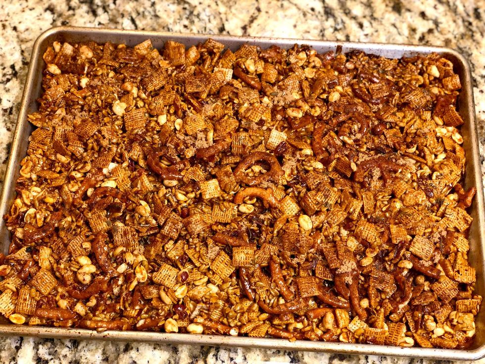 Sriracha Caramel Chex Mix