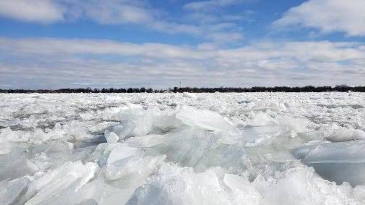 St.Clair river is flooding