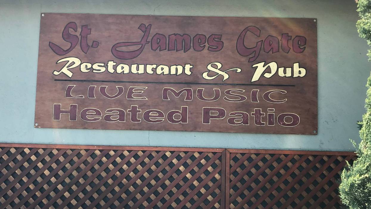 St. James Gate pub in Belmont was seen serving food and drink in its barroom despite a statewide shelter in place order.