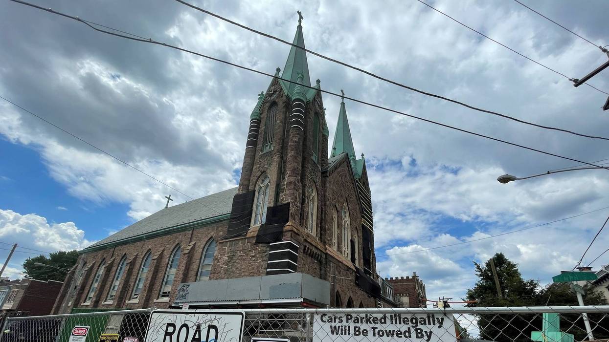 St. Laurentius Church in Fishtown, which is being demolished after 140 years.