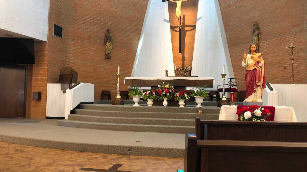 St. Leo the Great Church in Amherst. June 11, 2020 (WBEN Photo/Mike Baggerman)