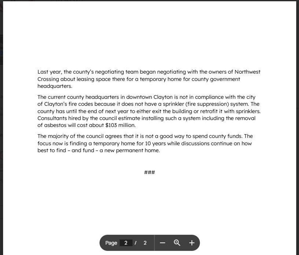 St. Louis County Executive Sam Page