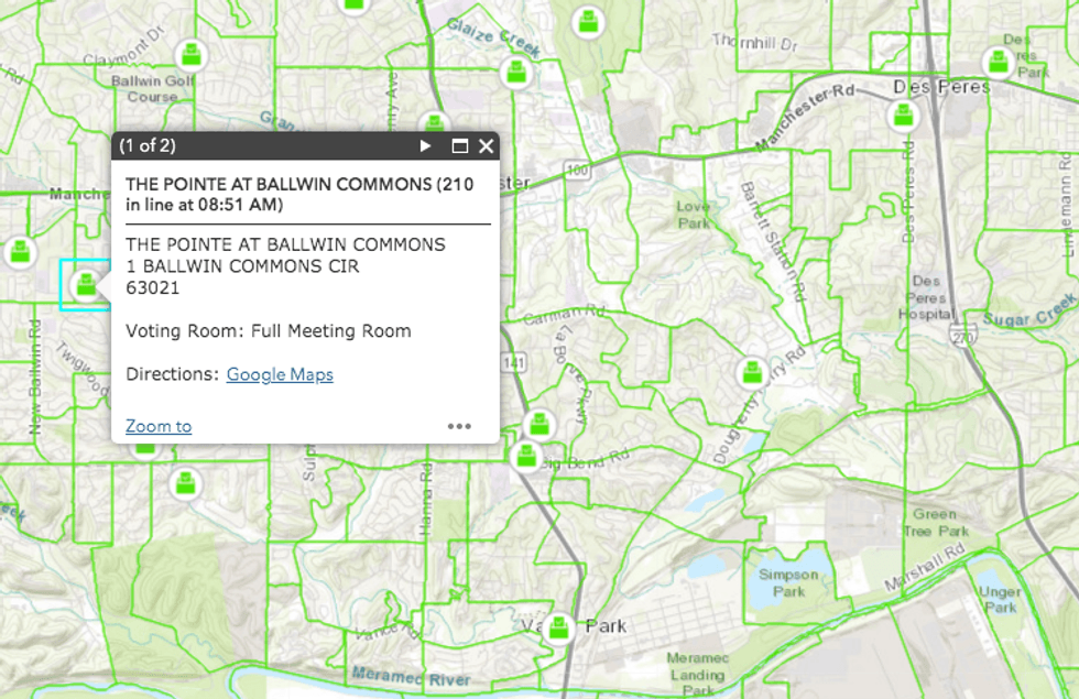 St. Louis County Polling Place and Sample Ballot Look Up