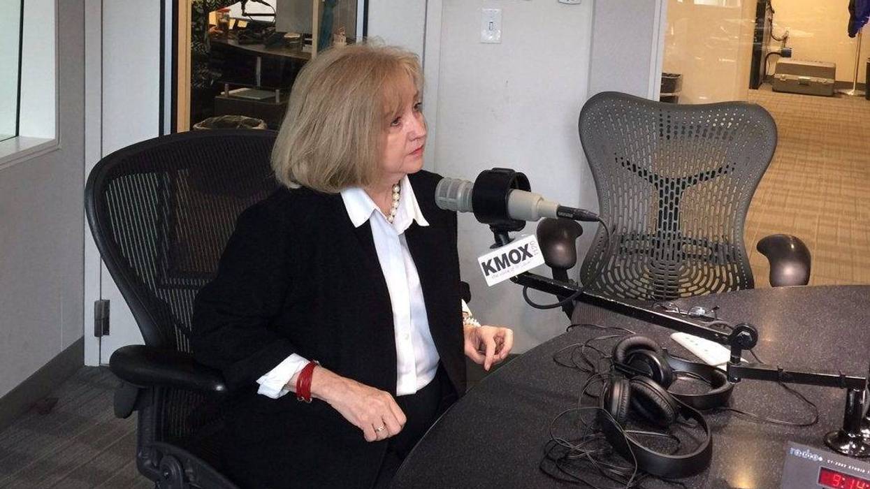St. Louis Mayor Lyda Krewson in the KMOX studio.