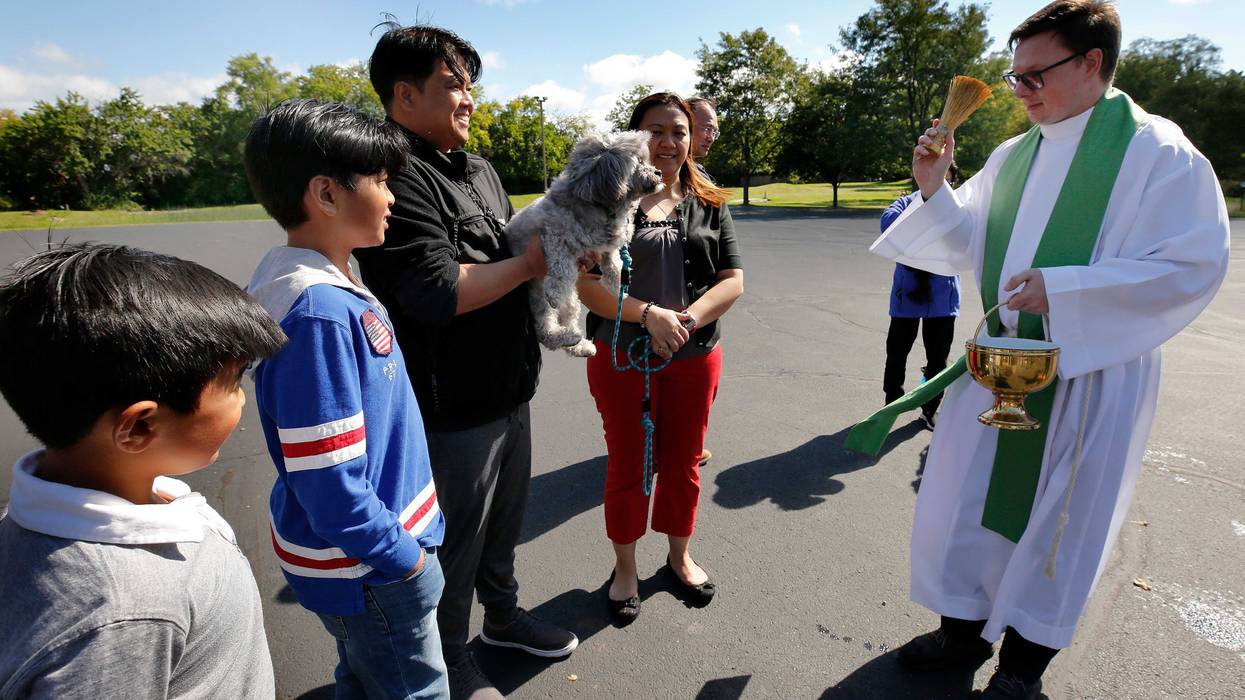 St. Mary of Vernon pet blessing