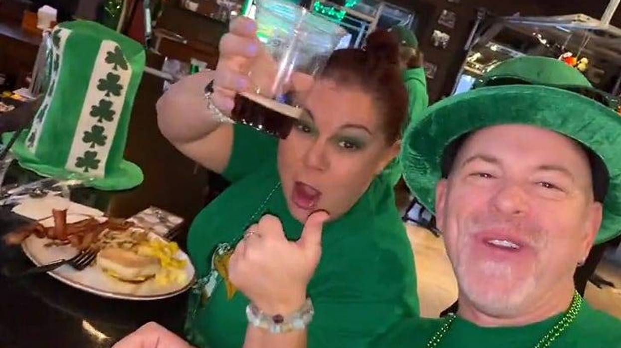 St. Patrick's Day partiers stated drinking early Friday morning at the Irish Tavern in Madison Heights.