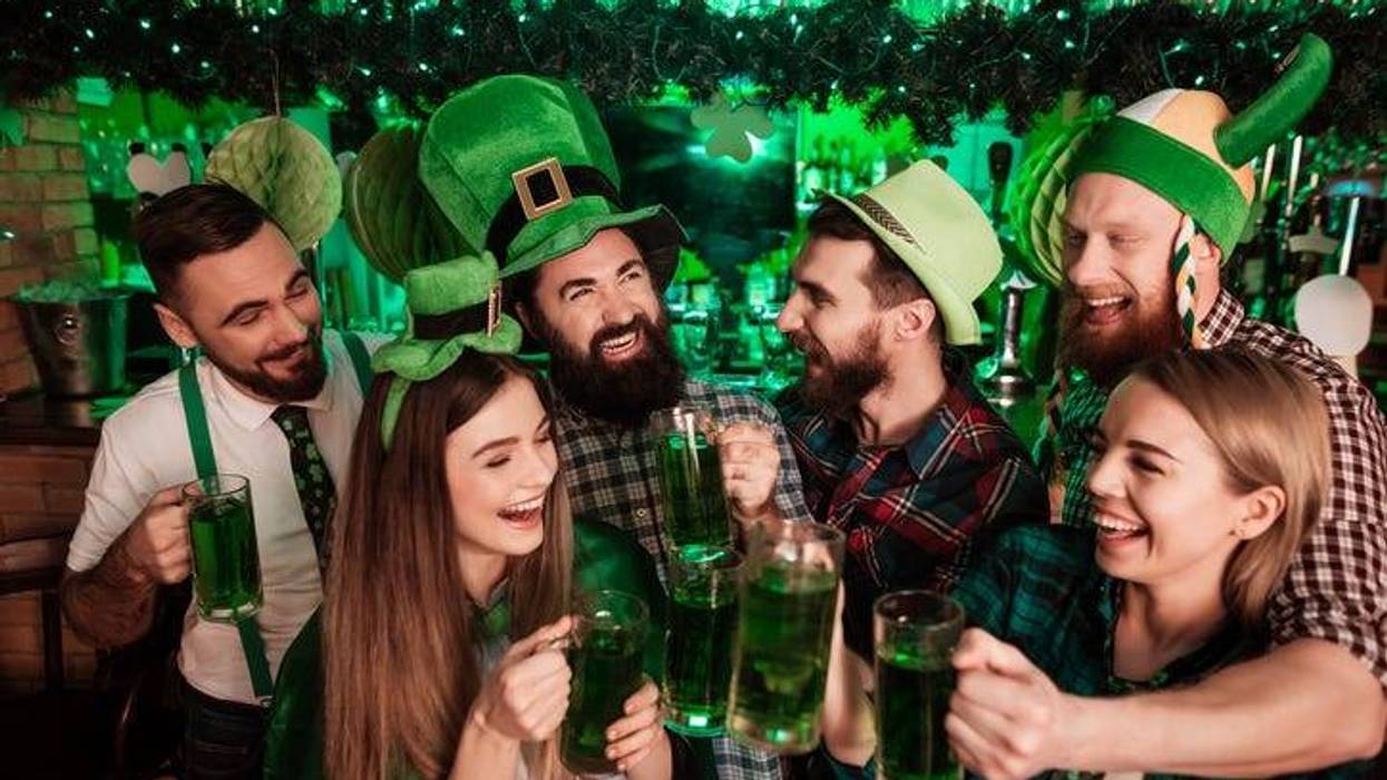 St. Patrick's Day partiers