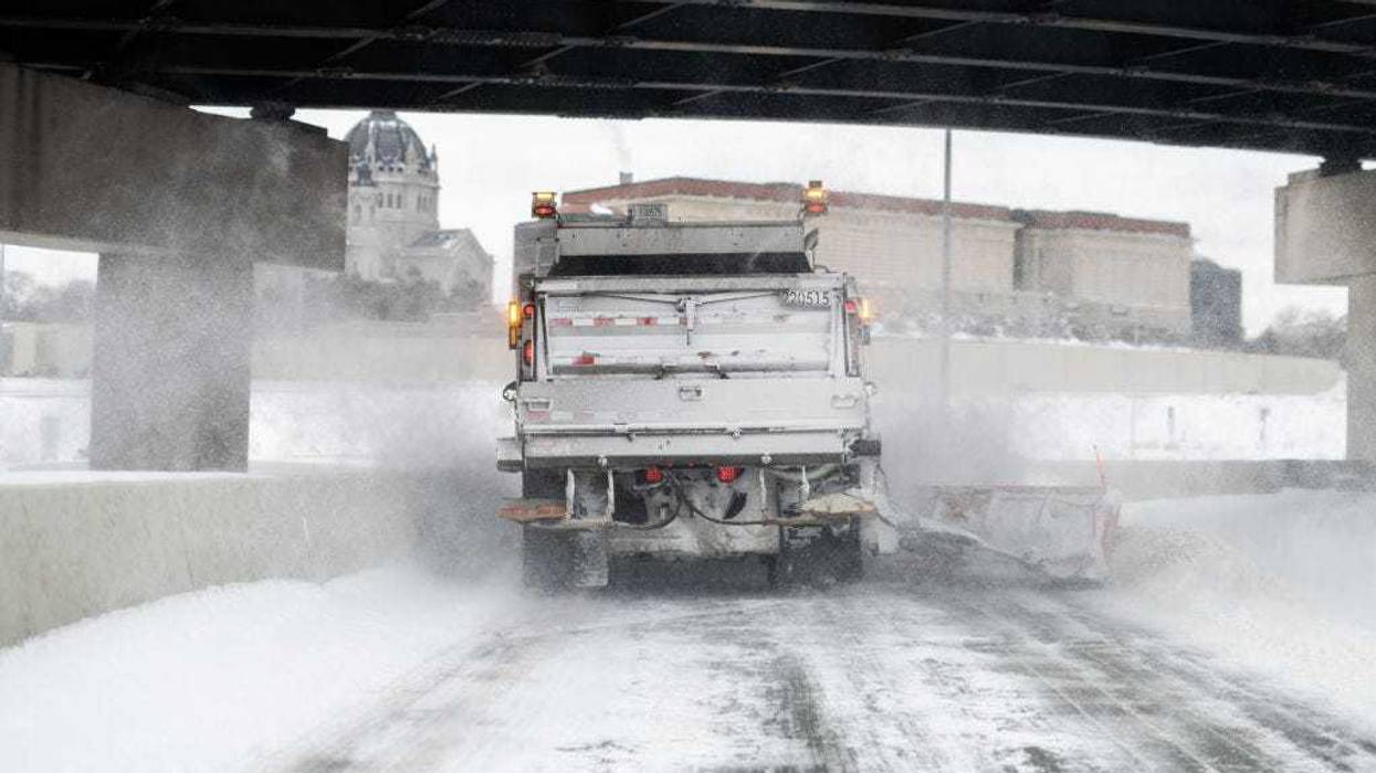 St. Paul, Capitol, Snow, Snowplow