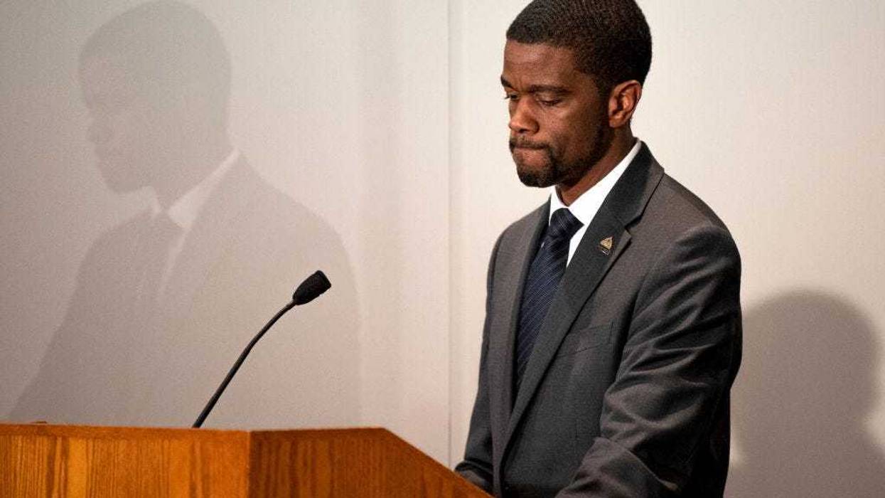 St. Paul Mayor Melvin Carter speaks at a press conference about public safety on April 19, 2021 in St. Paul, Minnesota.