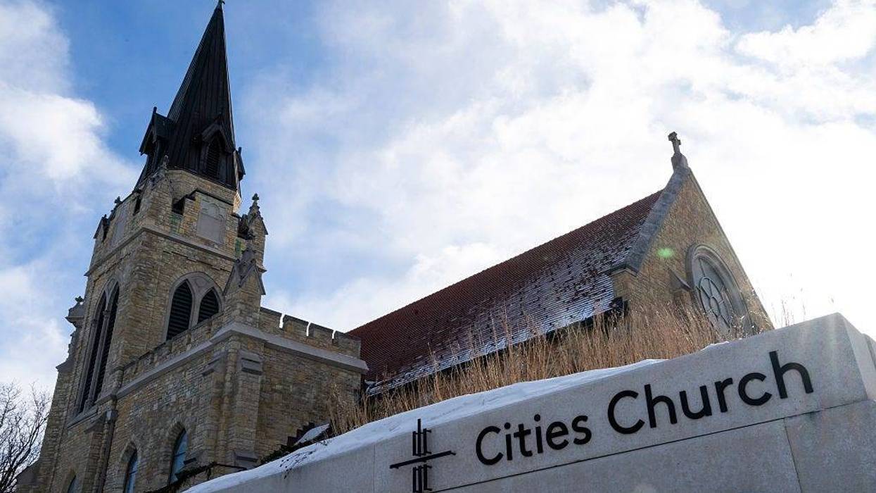 ST. PAUL, MINNESOTA - JANUARY 22: A general view outside Cites Church on January 22, 2026 in St. Paul, Minnesota. Local civil rights advocates Nekima Levy Armstrong and Chauntyll Allen were arrested today by the FBI in connection with a protest staged at the church on Sunday. Levy Armstrong and Allen accused pastor David Easterwood of being the field director for ICE in St. Paul.